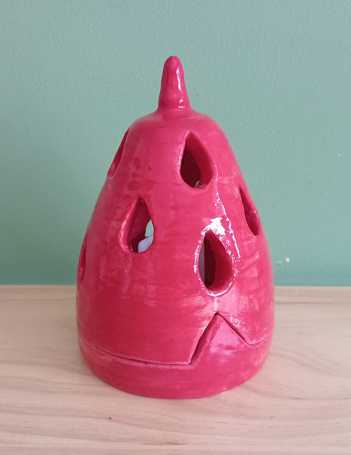 Luminária vermelha 20 € (Esgotado/Sob encomenda)