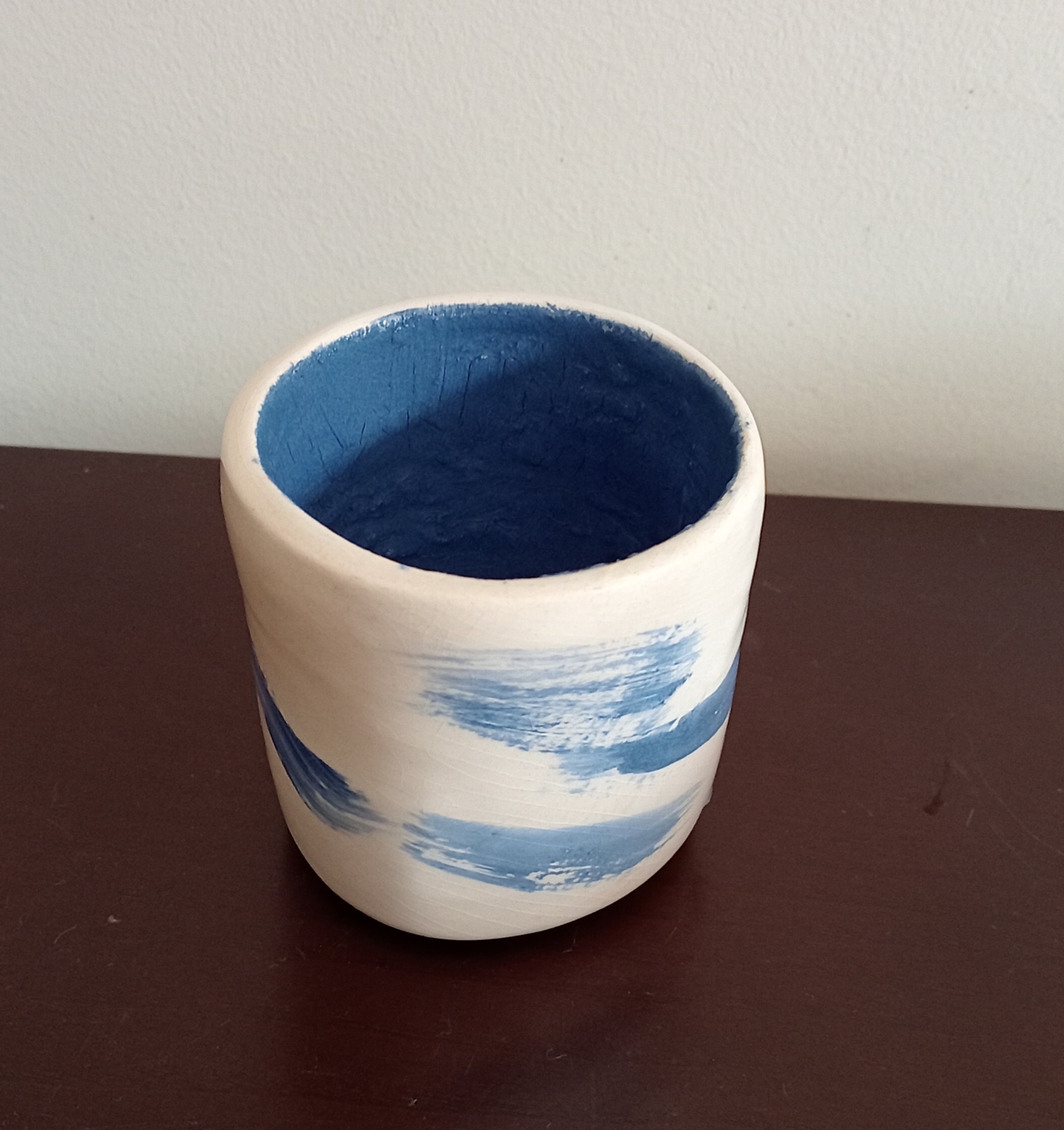 Copo azul de café 5 €