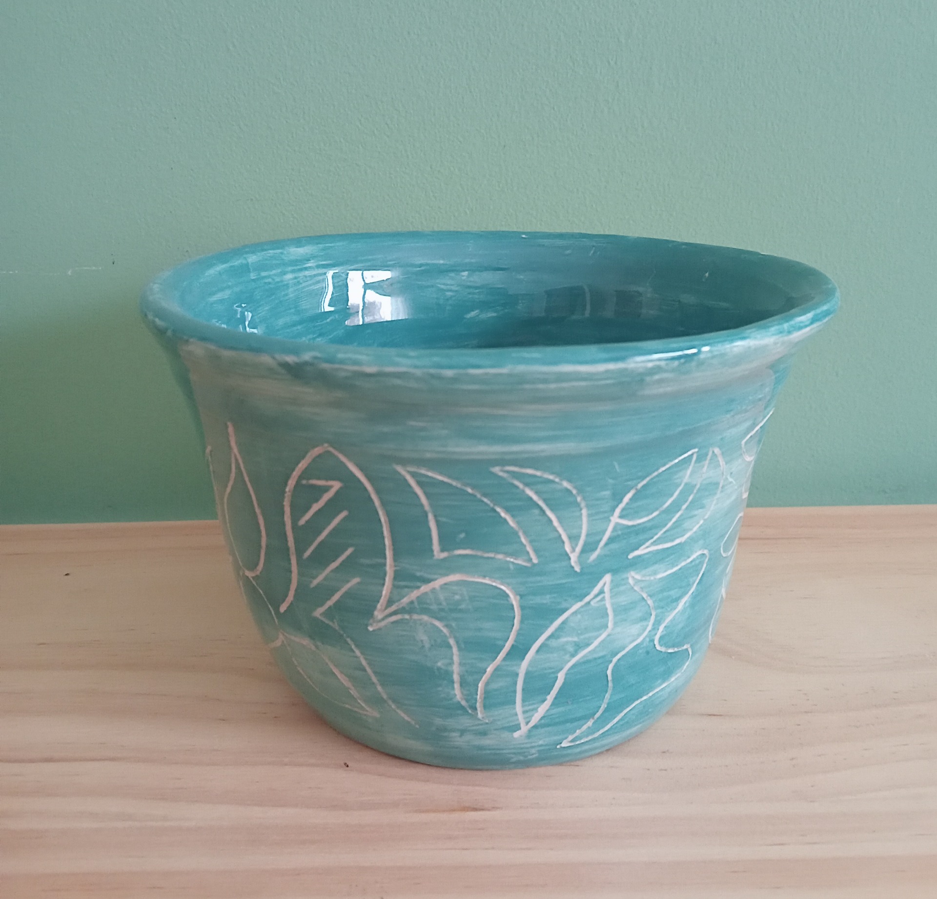 Tijela azul esgrafitada   15 €